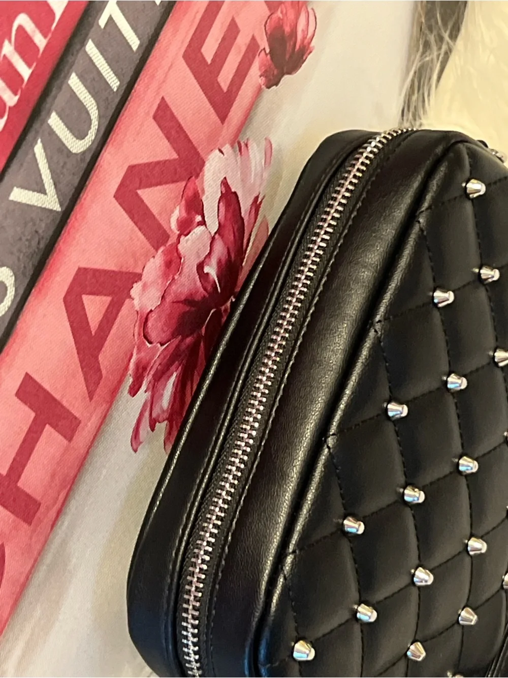 Rebecca Minkoff NWT black Quilted Studded Crossbody Bag